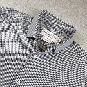 Mizzen & Main Spinnaker Shirt Men's Medium Trim Fit Performance Stretch USA